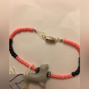 This bracelet is made of string